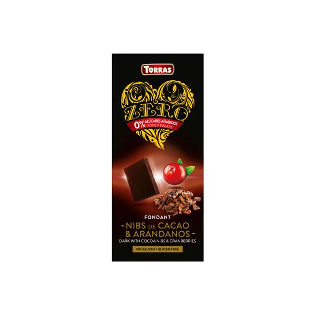 Chocolate Premiun Nibs Y Arandanos Zero