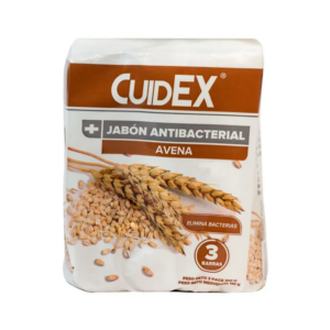 Jabón Antibacterial Cuidex Avena 3Pack
