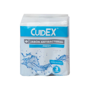 Jabón Antibacterial Cuidex Fresh 3Pack