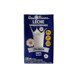 Leche Semidescremada Uht 2% 250ml