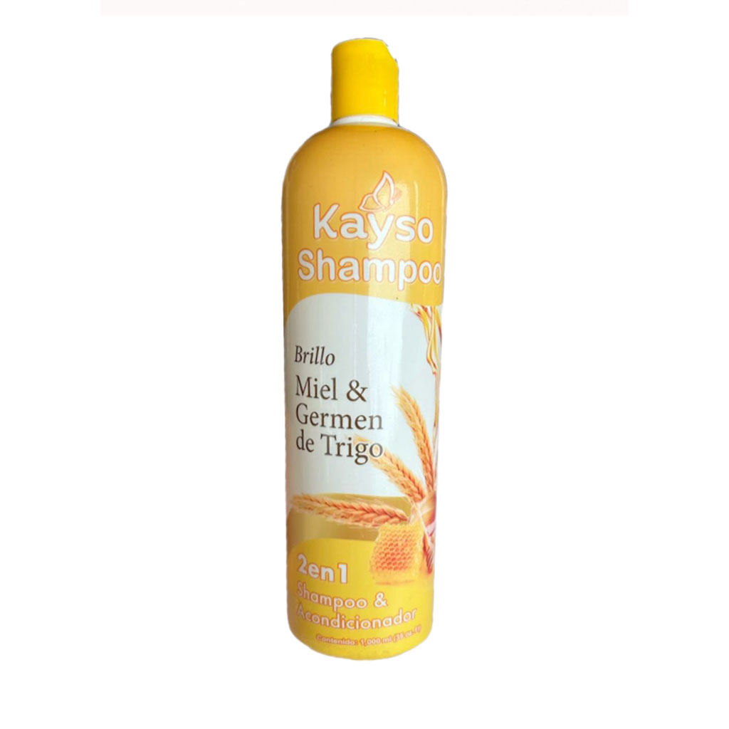 J&J Kayso Shampoo 2-1 Miel Germen De Trigo 1000ml