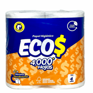 Papel Higienico Ecos 1000h