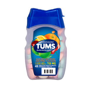 Tums 48 Tabletas Masticables