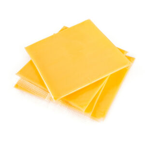 Queso amarillo en rebanada 1X20